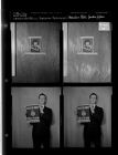 Graduation Re-photograph; Federation Public Speaker Winner (4 Negatives), February 24-25, 1961, [Sleeve 59, Folder b, Box 26]